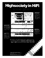 Tandberg TPA-3003-Article
